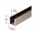 CRL Brushed Nickel 1/2" Fixed Panel Shower Door Deep-U Channel - 98 in long - B001G11PNS